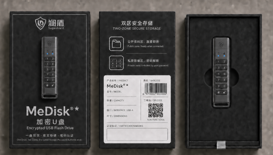 MeDisk®* 按键式加密 U 盘